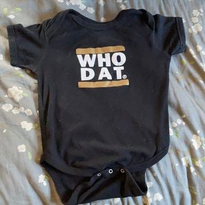 Who Dat onesie